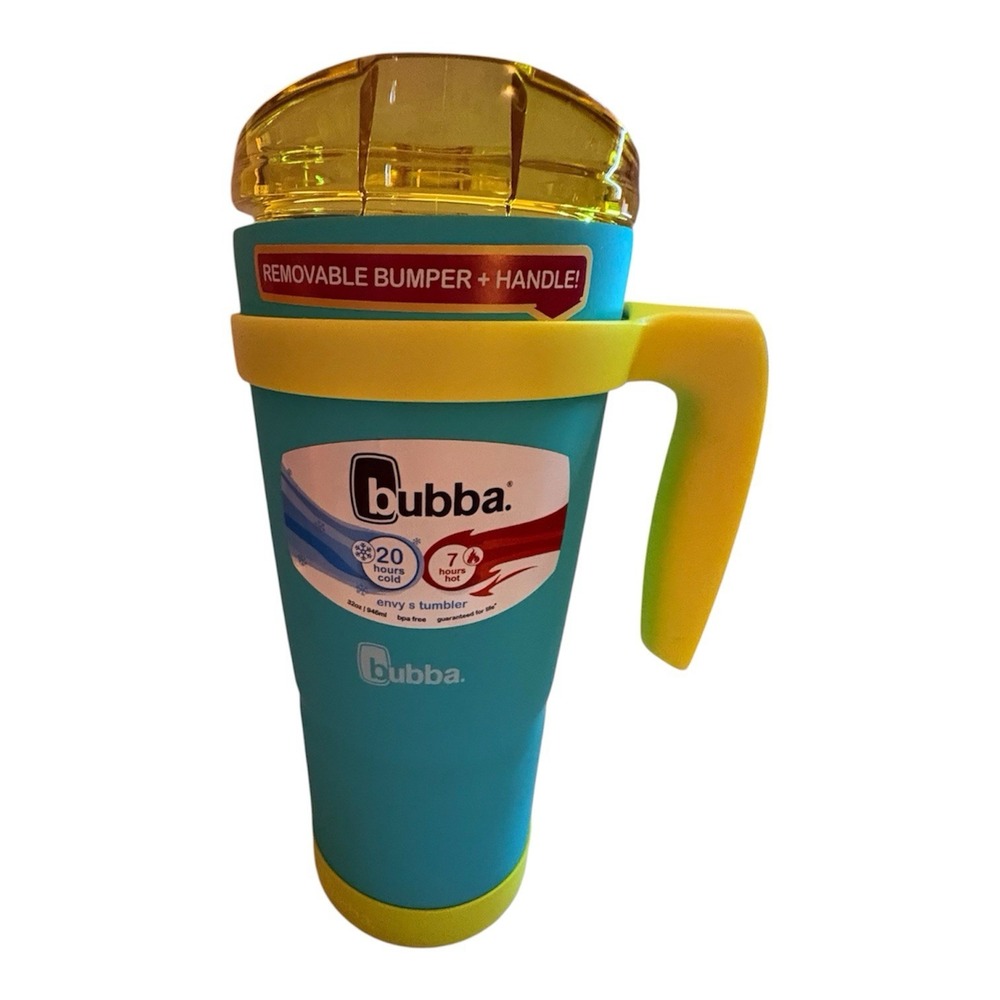 Bubba Envy S Tumbler Insulated Stainless Steel with Lid and Handle Blue 32 oz